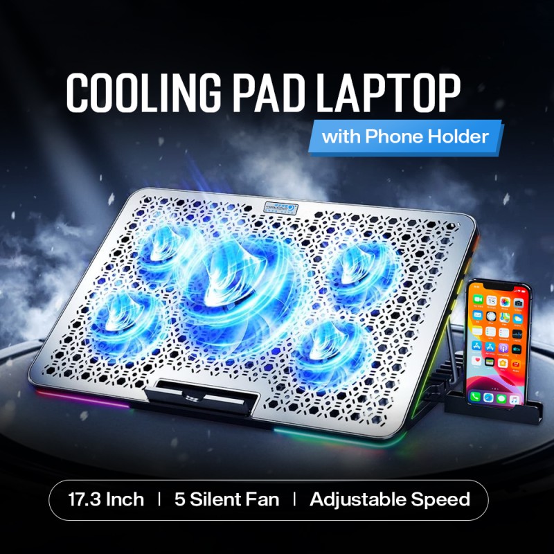 Cooling Pad Laptop 5 Fan